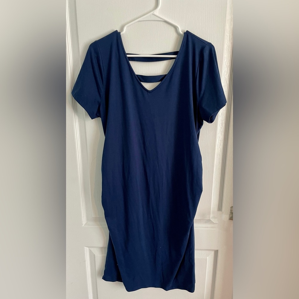 Maternity medium midi dress